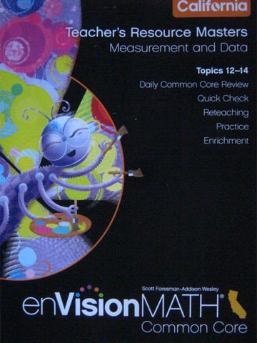 (image for) enVision Math California Common Core 1 TR Topics 12-14 (CA)(P)