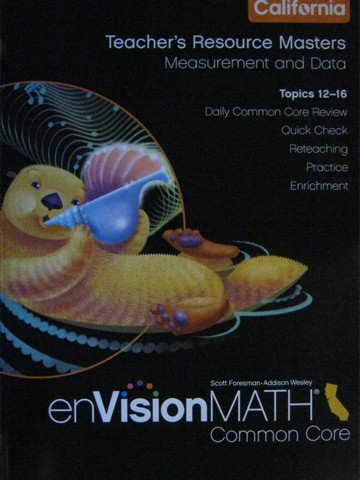 (image for) enVision Math California Common Core 3 TR Topics 12-16 (CA)(P)