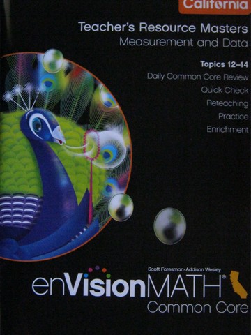 (image for) enVision Math California Common Core 5 TR Topics 12-14 (CA)(P)