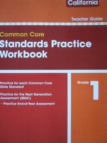 (image for) enVision Math California Common Core 1 Standards Practice TG (P)