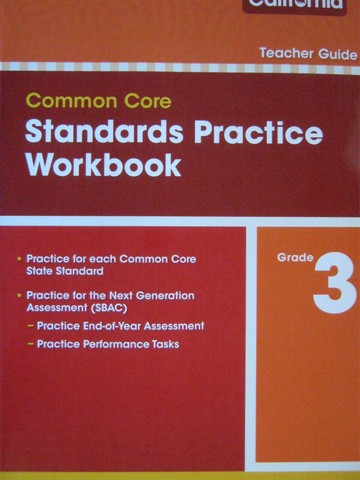 (image for) enVision Math California Common Core 3 Standards Practice TG (P)