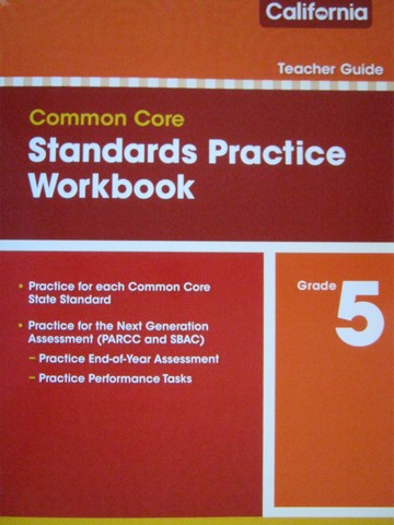 (image for) enVision Math California Common Core 5 Standards Practice TG (P)