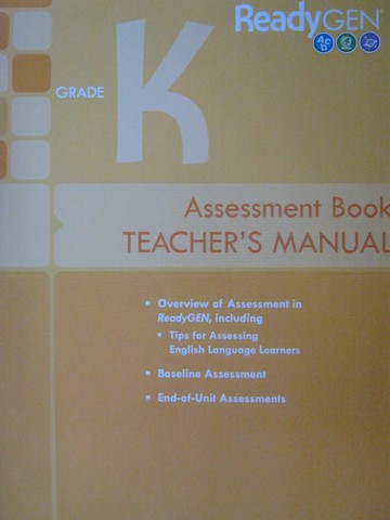 (image for) ReadyGen K Assessment Book TM (TE)(P) by Allyn, Hiebert,