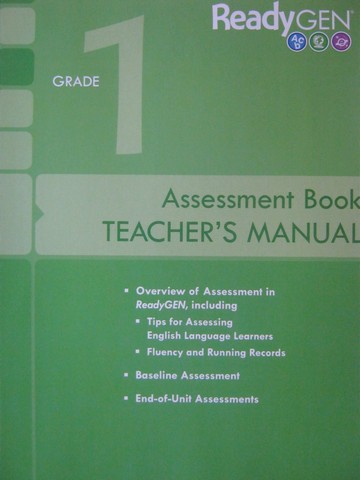 (image for) ReadyGen 1 Assessment Book TM (TE)(P) by Allyn, Hiebert,