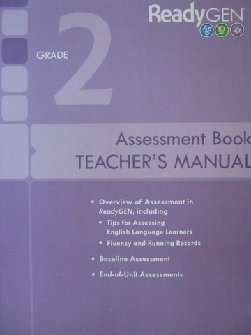 (image for) ReadyGen 2 Assessment Book TM (TE)(P) by Allyn, Hiebert,