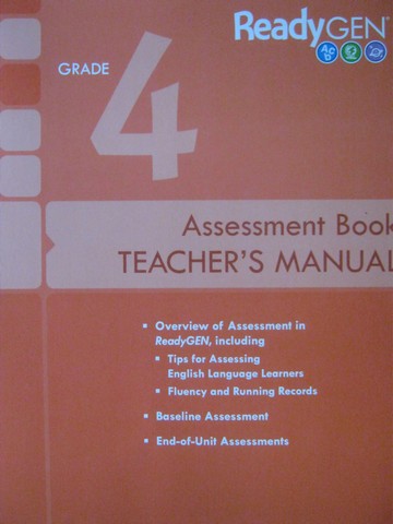(image for) ReadyGen 4 Assessment Book TM (TE)(P) by Allyn, Hiebert,