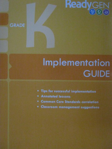 (image for) ReadyGen K Implementation Guide (P) by Allyn, Hiebert, Pearson,