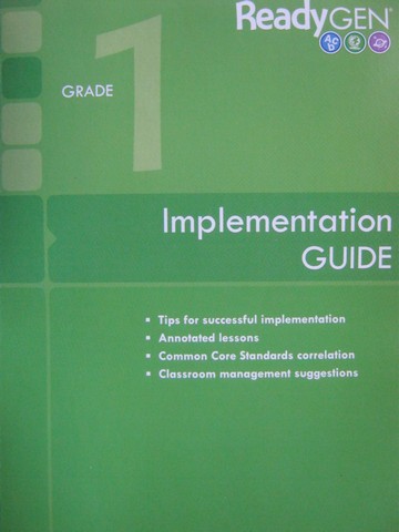 (image for) ReadyGen 1 Implementation Guide (P) by Allyn, Hiebert, Pearson,