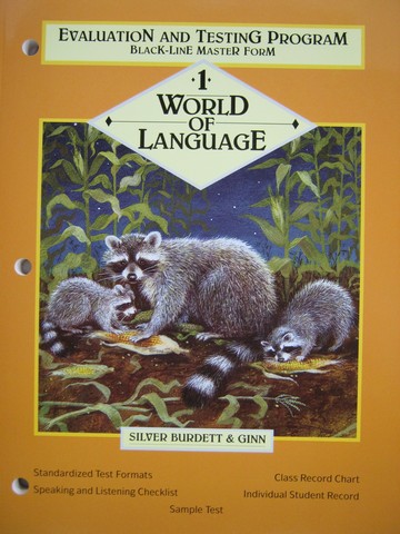 (image for) World of Language 1 Evaluation & Testing Program BLM (P)