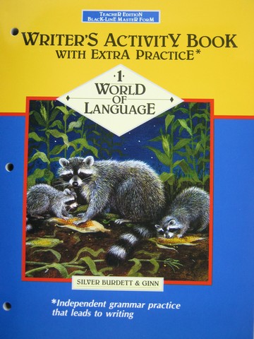 (image for) World of Language 1 Writer's Activity Book TE BLM (TE)(P)