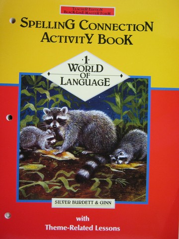 (image for) World of Language 1 Spelling Connection Activity Book TE (TE)(P)