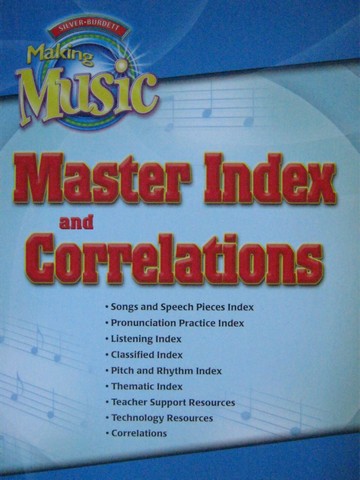 (image for) Making Music Master Index & Correlations (P)