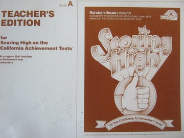 (image for) Scoring High Book A TE (CA)(TE)(P) by Kenneth L. Bates