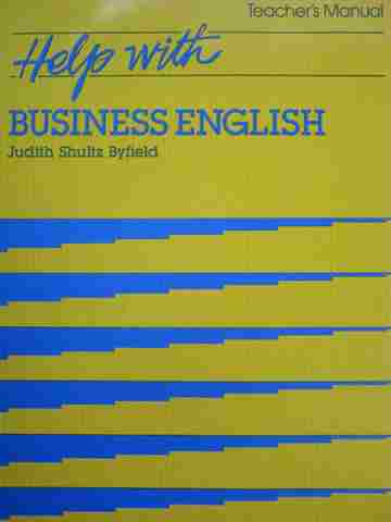 (image for) Help with Business English Teacher's Manual (TE)(P) by Byfield