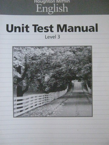 (image for) HM English 3 Unit Test Manual BLM & Answers (P)
