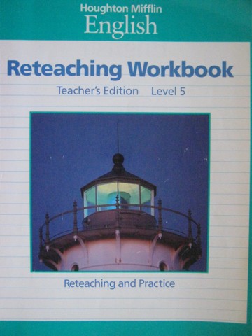 (image for) HM English 5 Reteaching Workbook TE (TE)(P)