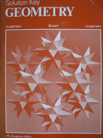 (image for) Geometry Solution Key (P) by Jurgensen, Brown, & Jurgensen