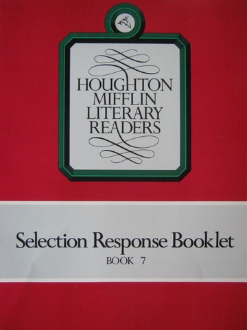 (image for) Literary Readers 7 Selection Response Booklet (P) by Durr,