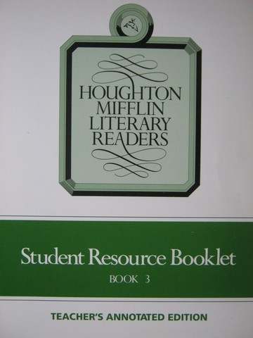 (image for) Literary Readers 3 Student Resource Booklet TAE (TE)(P)