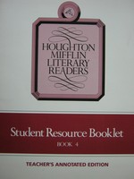 (image for) Literary Readers 4 Student Resource Booklet TAE (TE)(P)