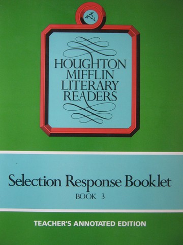 (image for) Literary Readers 3 Selection Response Booklet TAE (TE)(P)