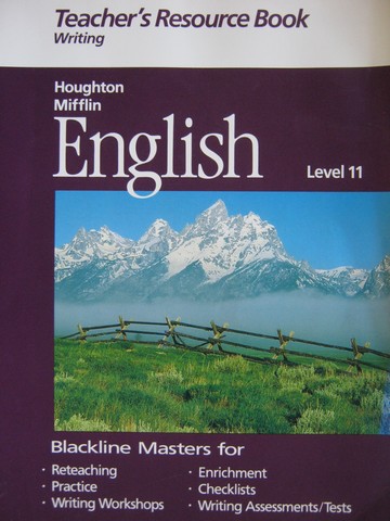 (image for) HM English 11 Teacher's Resource Book Writing BLM (TE)(P)