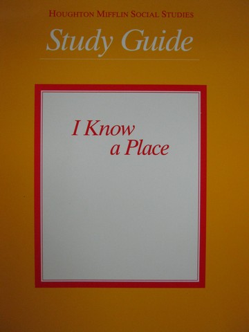 (image for) I Know a Place 1 Study Guide (P)