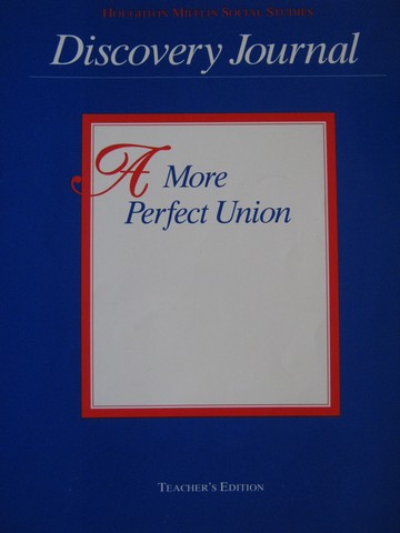 (image for) A More Perfect Union 8 Discovery Journal TE (TE)(P)