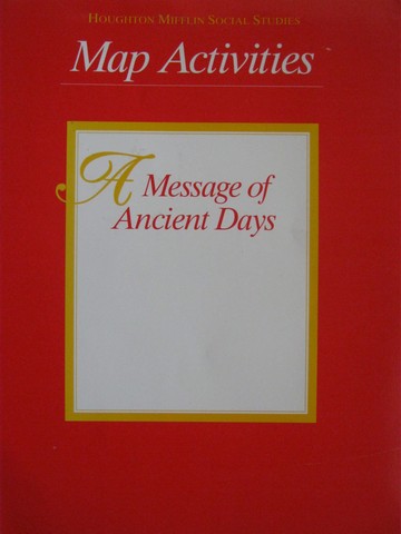 (image for) A Message of Ancient Days 6 Map Activities (P)