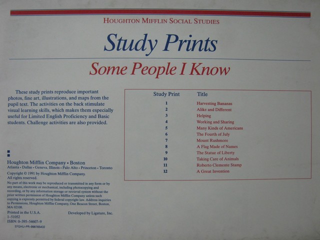 (image for) Some People I Know 2 Study Prints (Pk)