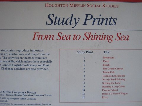 (image for) From Sea to Shining Sea 3 Study Prints (Pk)