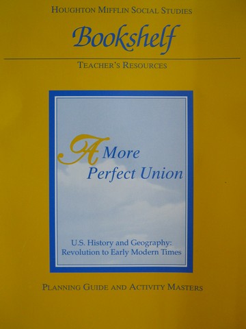 (image for) A More Perfect Union Bookshelf (TE)(P)