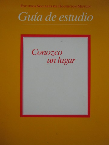 (image for) Conozco un Lugar Guía de Estudio (P)