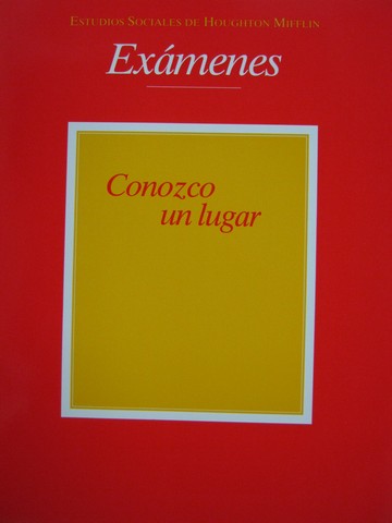 (image for) Conozco Un Lugar Exámenes (P)