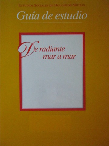 (image for) De radiante mar a mar Guia de estudio (P)