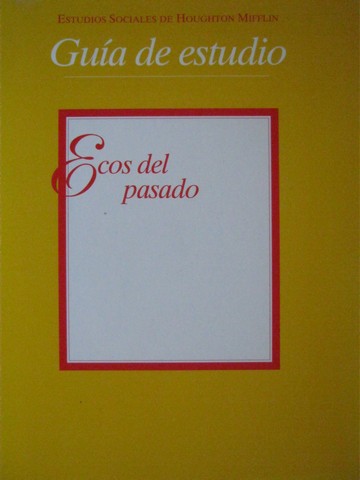 (image for) Ecos del pasado Guia de estudio (P)