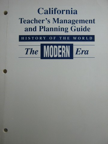 (image for) History of the World The Modern Era Teacher's Management (CA)(P)