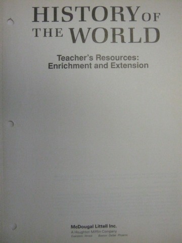(image for) History of the World the Modern Era Enrichment & Extension (P)