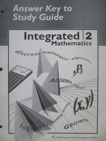 (image for) Integrated Mathematics 2 Answer Key to Study Guide (P)