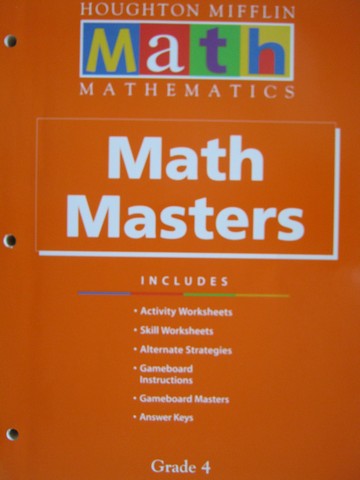 (image for) HM Mathematics Math 4 Math Masters (P)