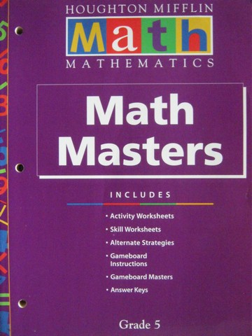 (image for) HM Mathematics Math 5 Math Masters (P)