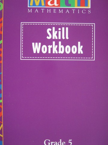 (image for) Math 5 Skill Workbook (P)