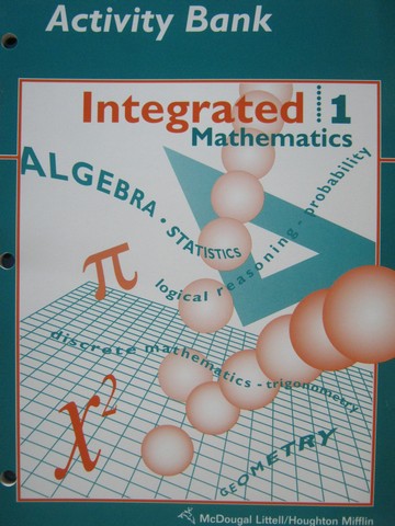 (image for) Integrated Mathematics 1 Activity Bank (P)