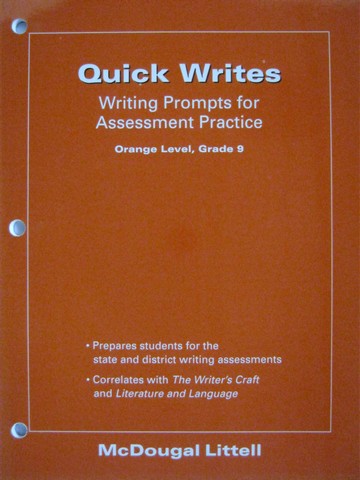 (image for) Quick Writes 9 Orange Level (P)