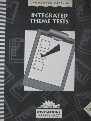 (image for) Invitations to Literacy 1.1 Integrated Theme Tests (P)