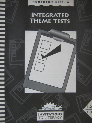(image for) Invitations to Literacy 1.2-1.3 Integrated Theme Tests (P)