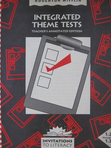 (image for) Invitations to Literacy 1.2-1.3 Integrated Theme Tests (TE)(P)