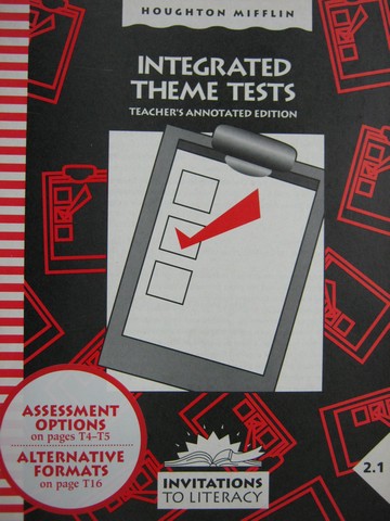 (image for) Invitations to Literacy 2.1 Integrated Theme Tests TAE (TE)(P)