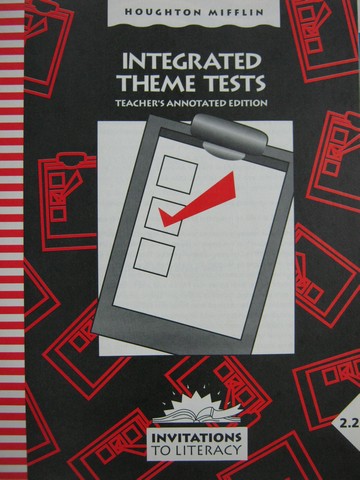 (image for) Invitations to Literacy 2.2 Integrated Theme Tests TAE (TE)(P)