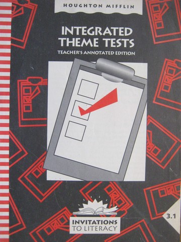 (image for) Invitations to Literacy 3.1 Integrated Theme Tests TAE (TE)(P)